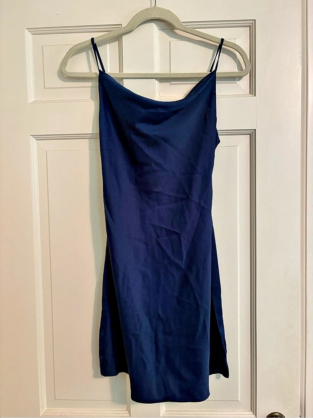 Urban Outfitters Navy Mini Slip Dress XS